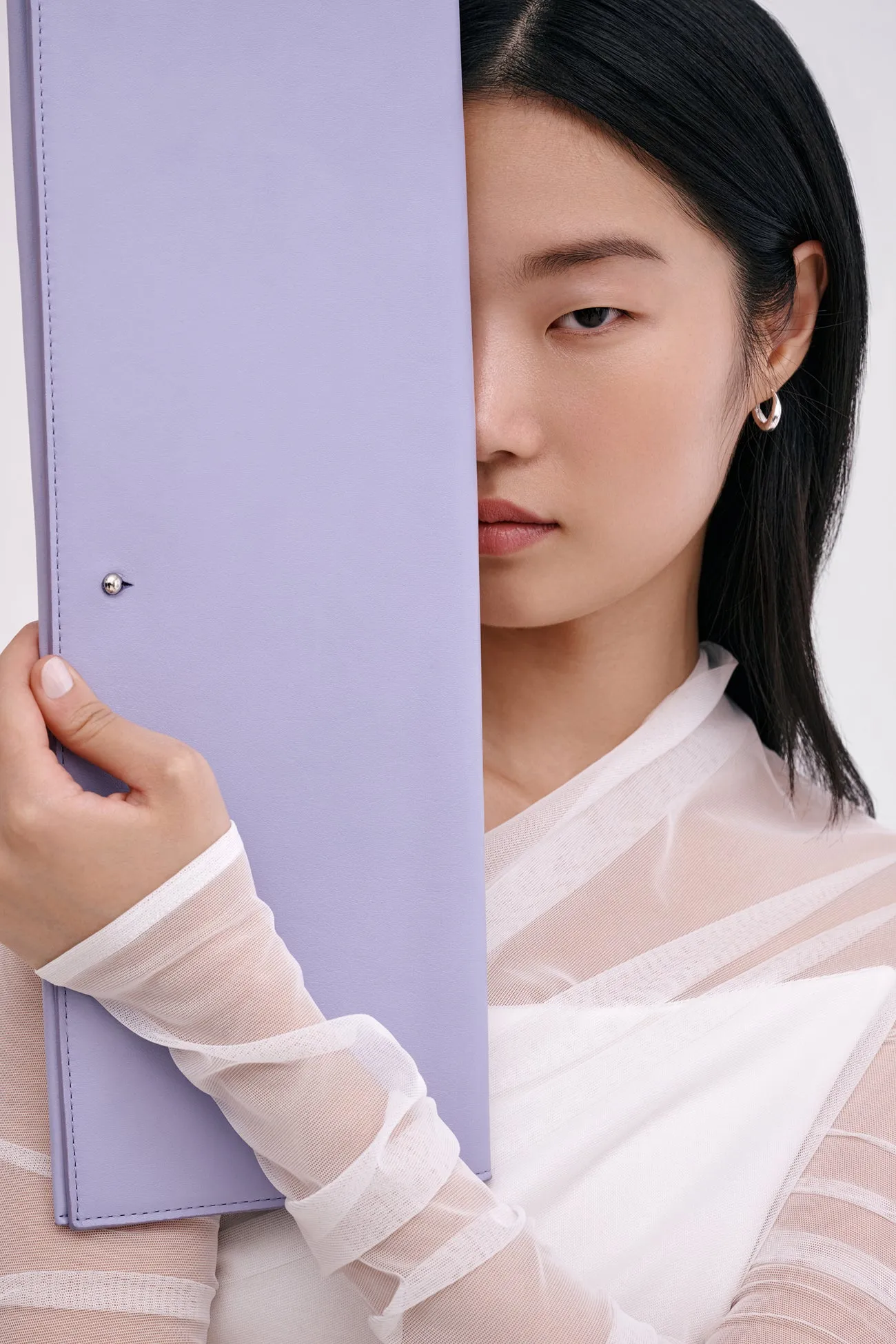 Belle Leather Clutch sold by Marcella NYC product image thumbnail 5