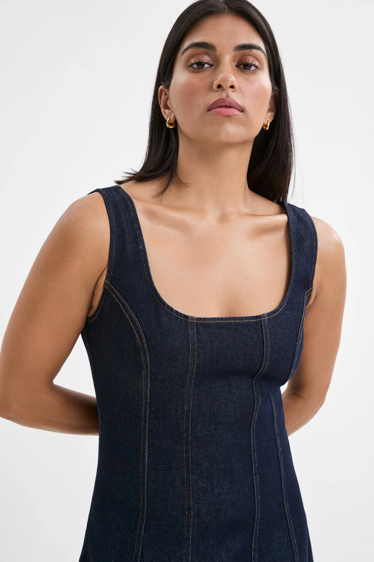 Melrose Denim Dress sold by Marcella NYC product image thumbnail 5