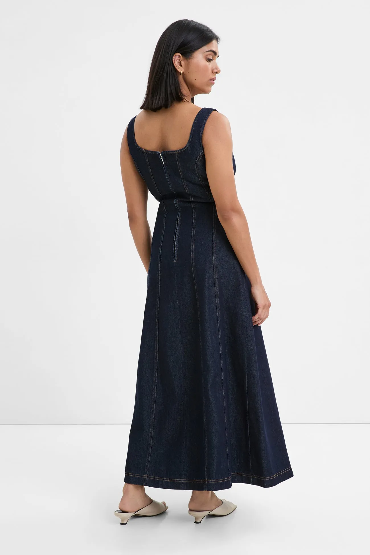 Melrose Denim Dress sold by Marcella NYC product image thumbnail 4