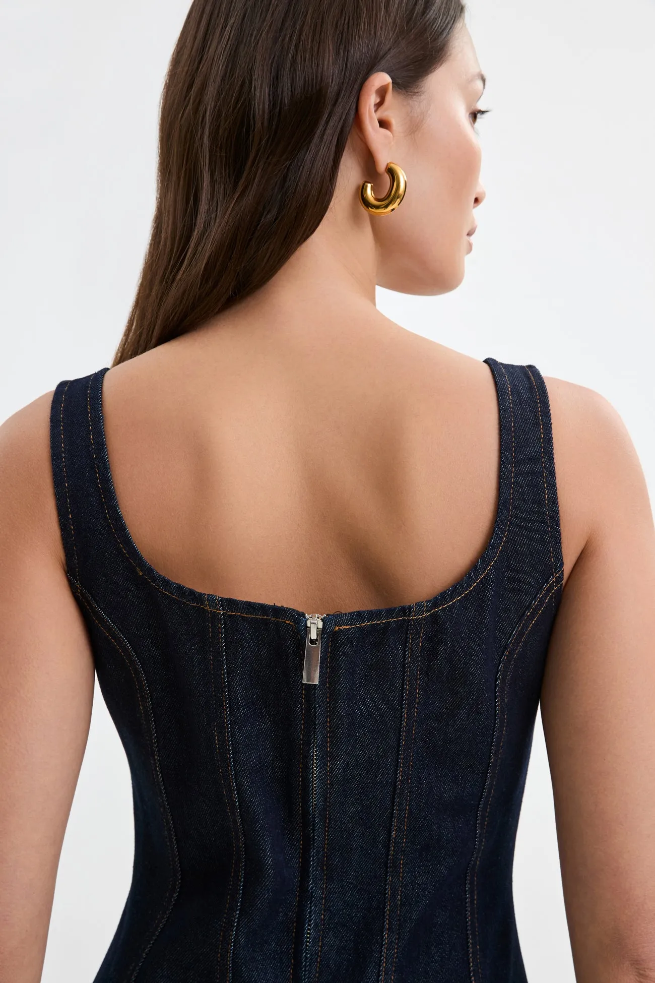 Melrose Denim Dress sold by Marcella NYC product image thumbnail 5