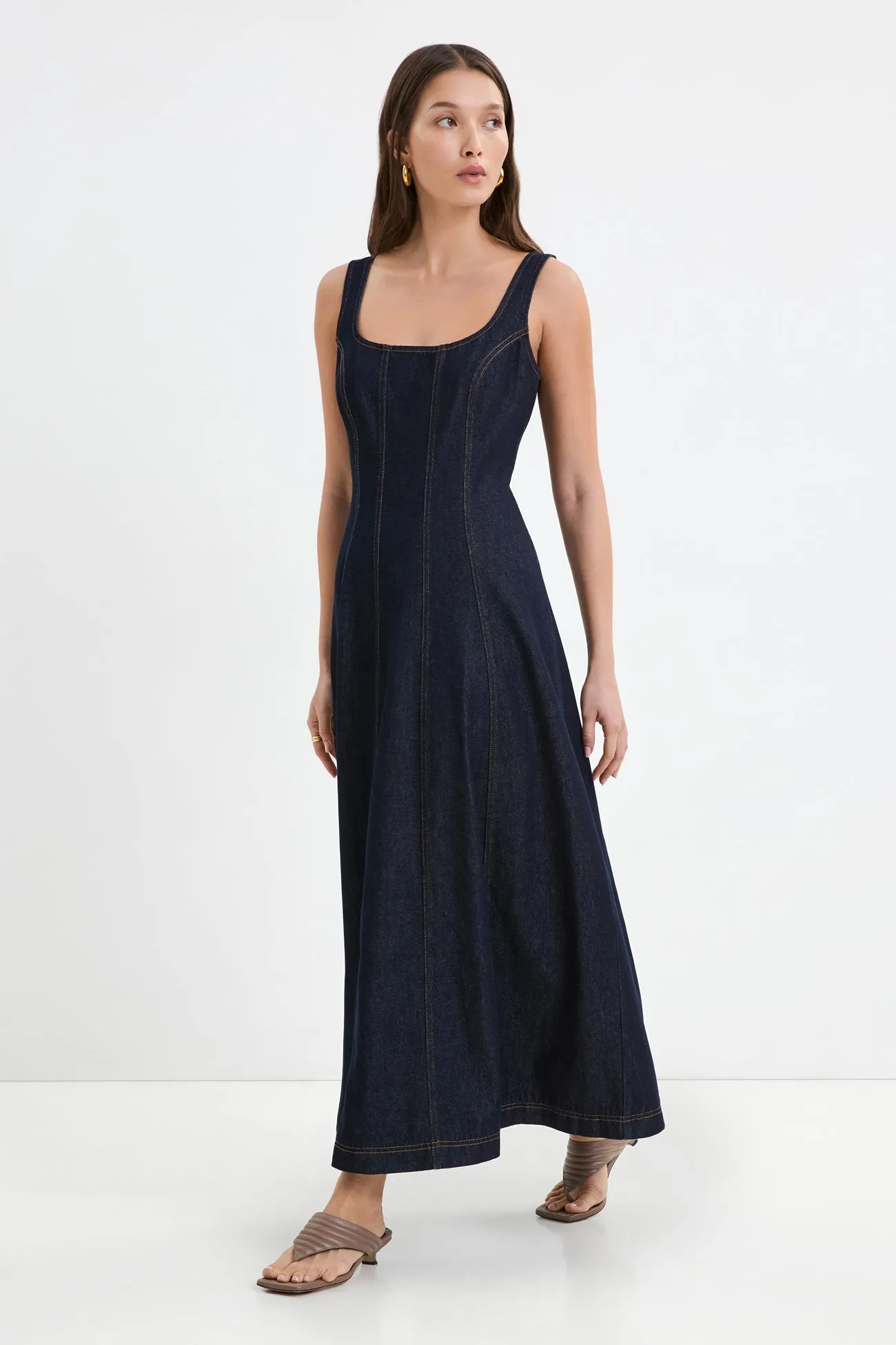 Melrose Denim Dress sold by Marcella NYC