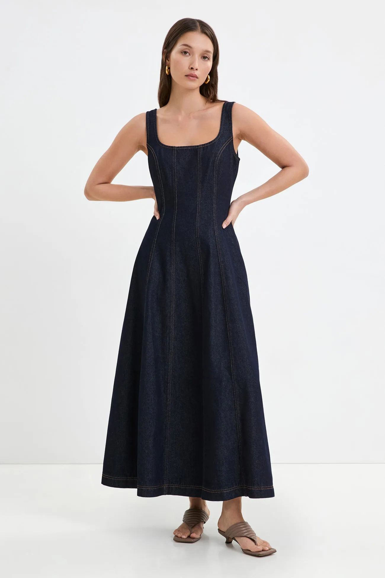 Melrose Denim Dress sold by Marcella NYC product image thumbnail 3