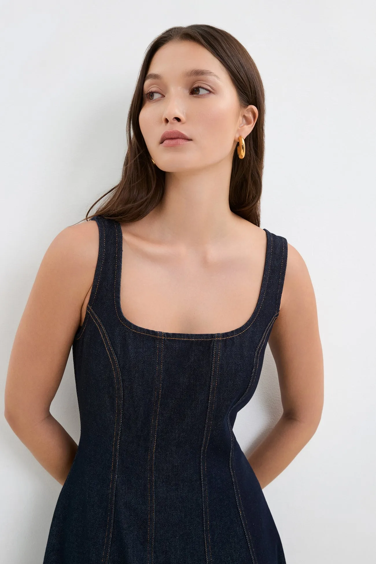 Melrose Denim Dress sold by Marcella NYC product image thumbnail 2