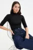 Ana Mock Neck Top sold by Marcella NYC