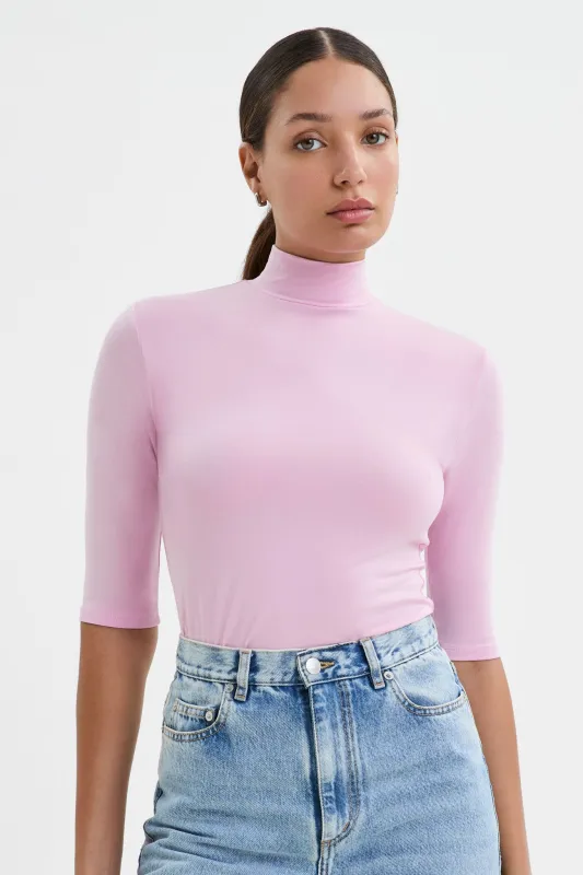 Ana Mock Neck Top sold by Marcella NYC