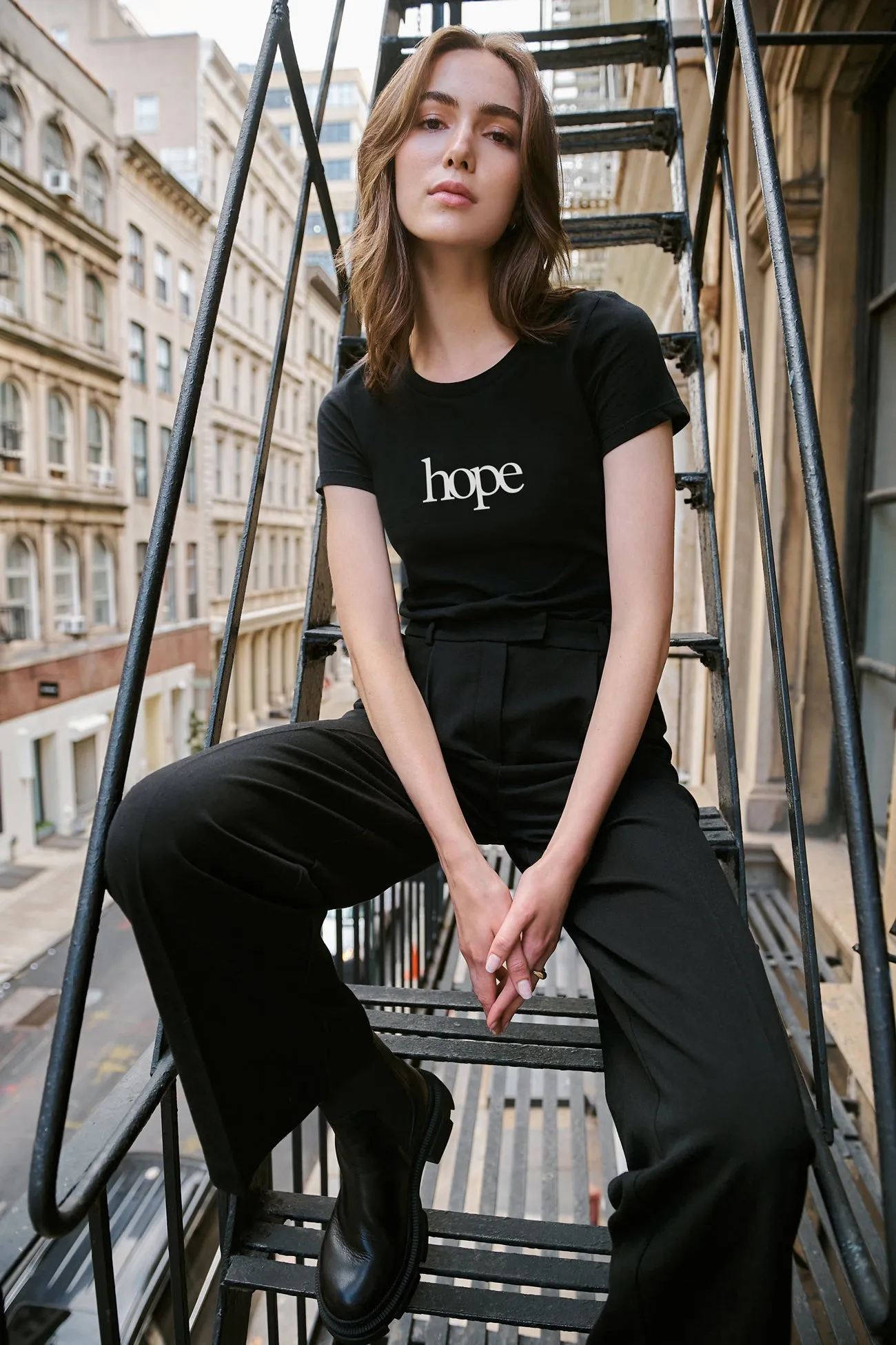 The Organic Hope Tee sold by Marcella NYC