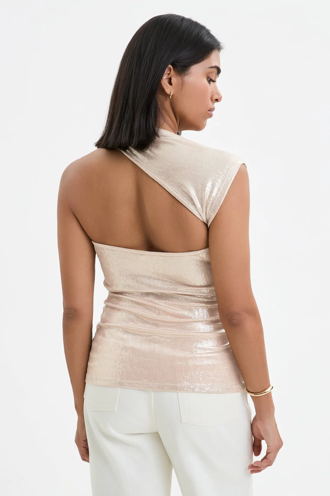 Aiyana Metallic Top sold by Marcella NYC product image thumbnail 3