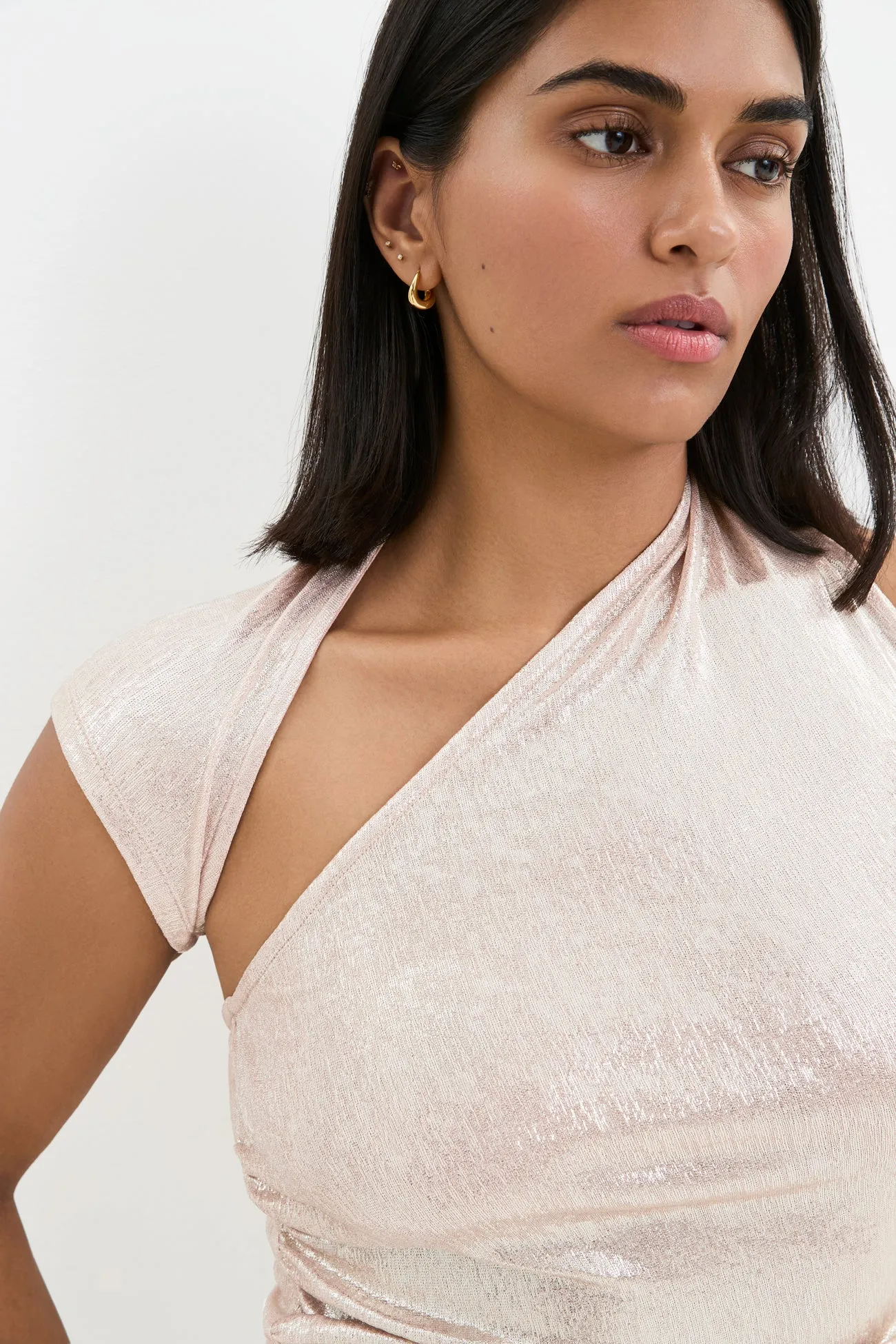 Aiyana Metallic Top sold by Marcella NYC product image thumbnail 2