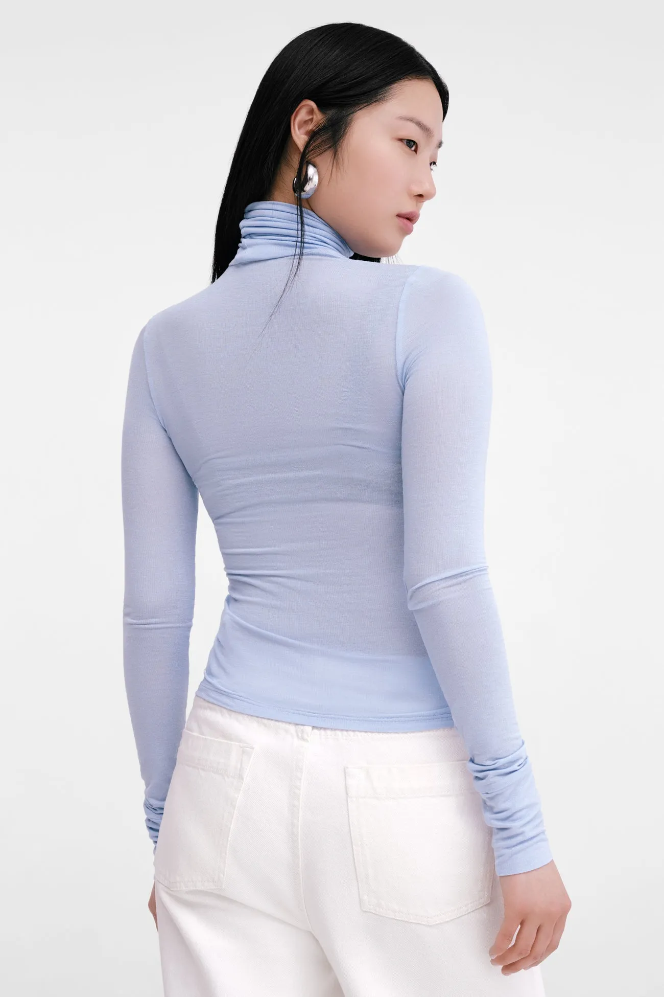 Eloise Sheer Turtleneck sold by Marcella NYC product image thumbnail 5