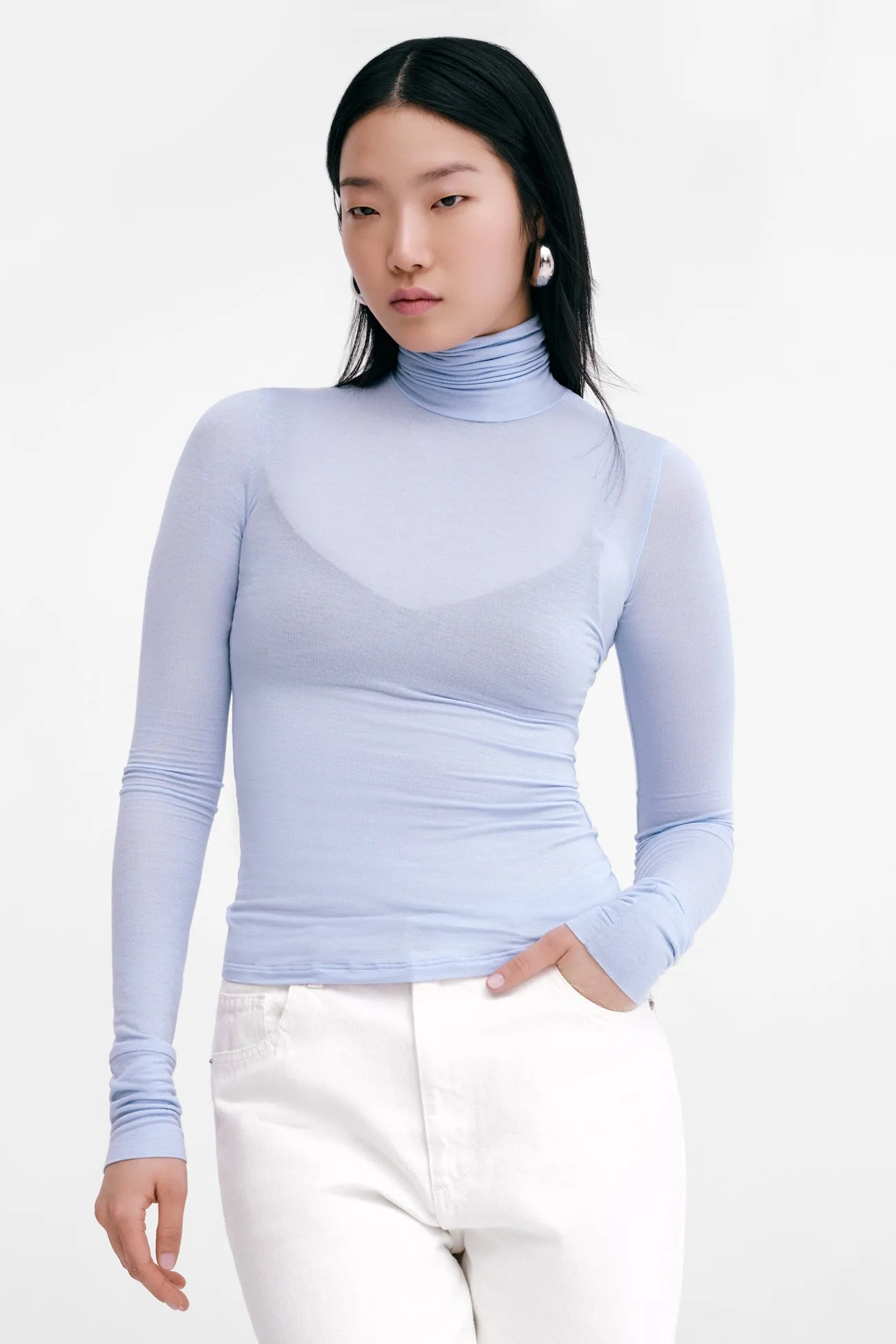 Eloise Sheer Turtleneck sold by Marcella NYC product image thumbnail 2