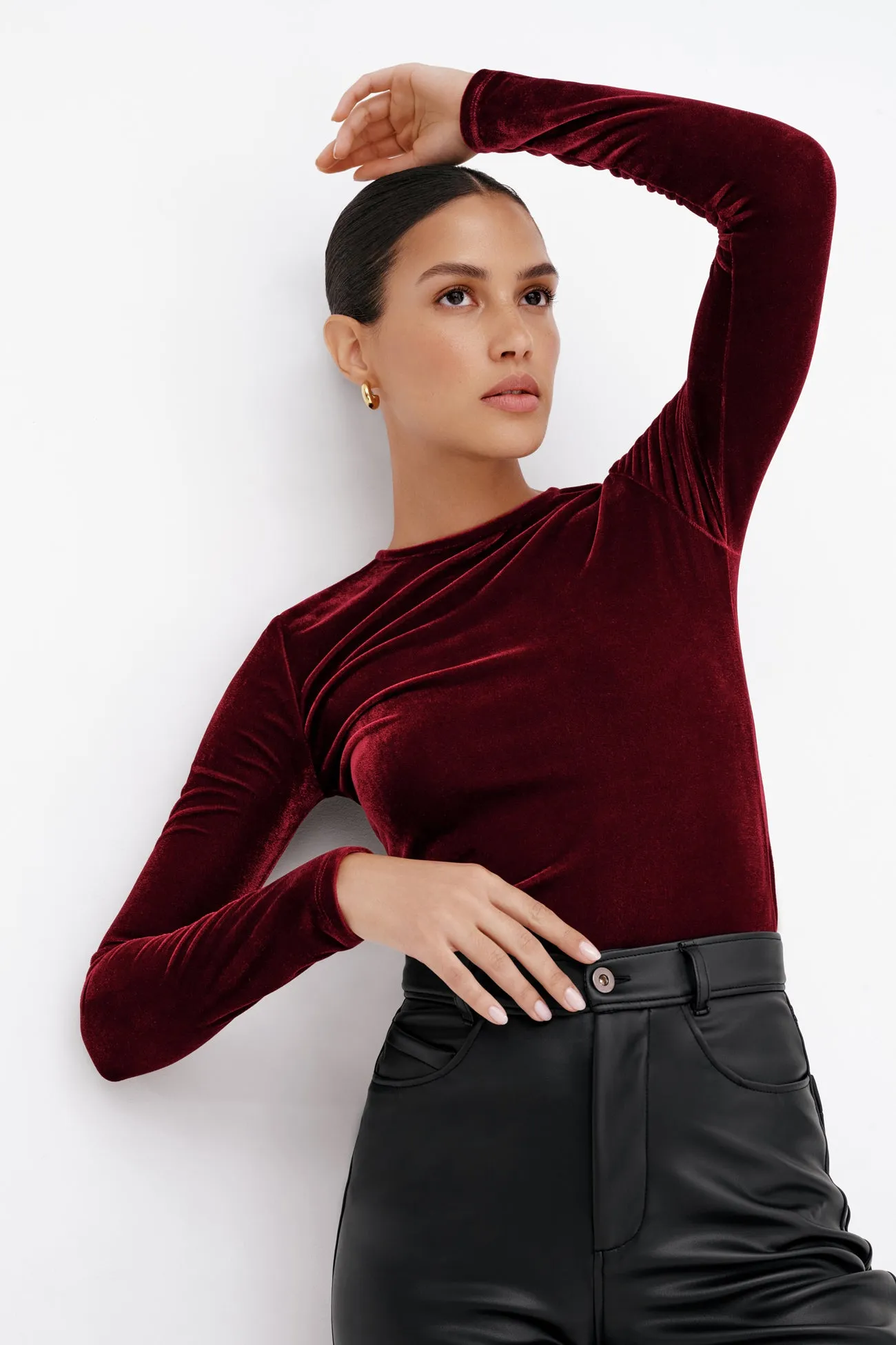 Ansley Velvet Top sold by Marcella NYC product image thumbnail 4