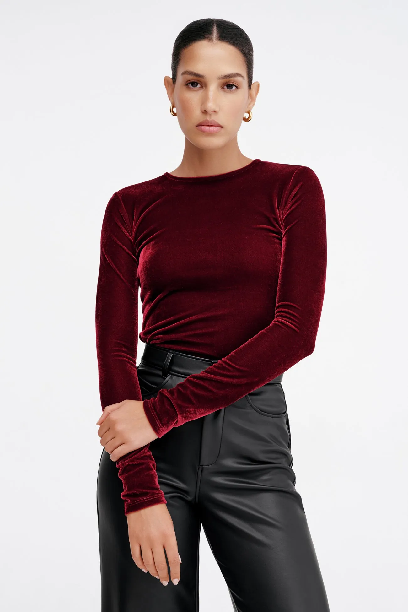 Ansley Velvet Top sold by Marcella NYC product image thumbnail 2