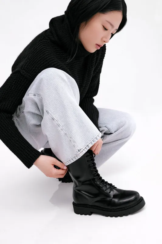 Carla Combat Boots sold by Marcella NYC