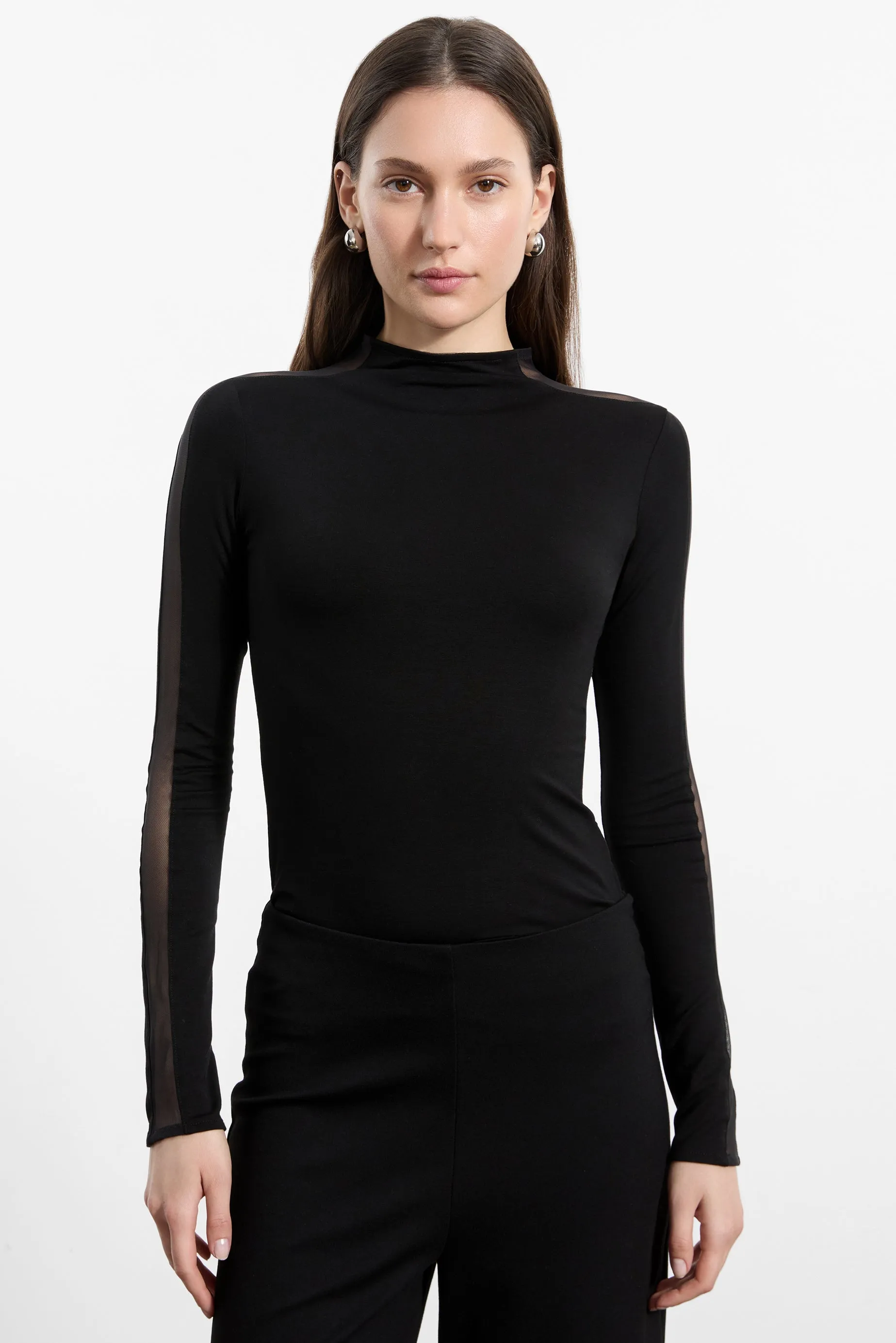Suma Mock Neck Top sold by Marcella NYC product image thumbnail 5
