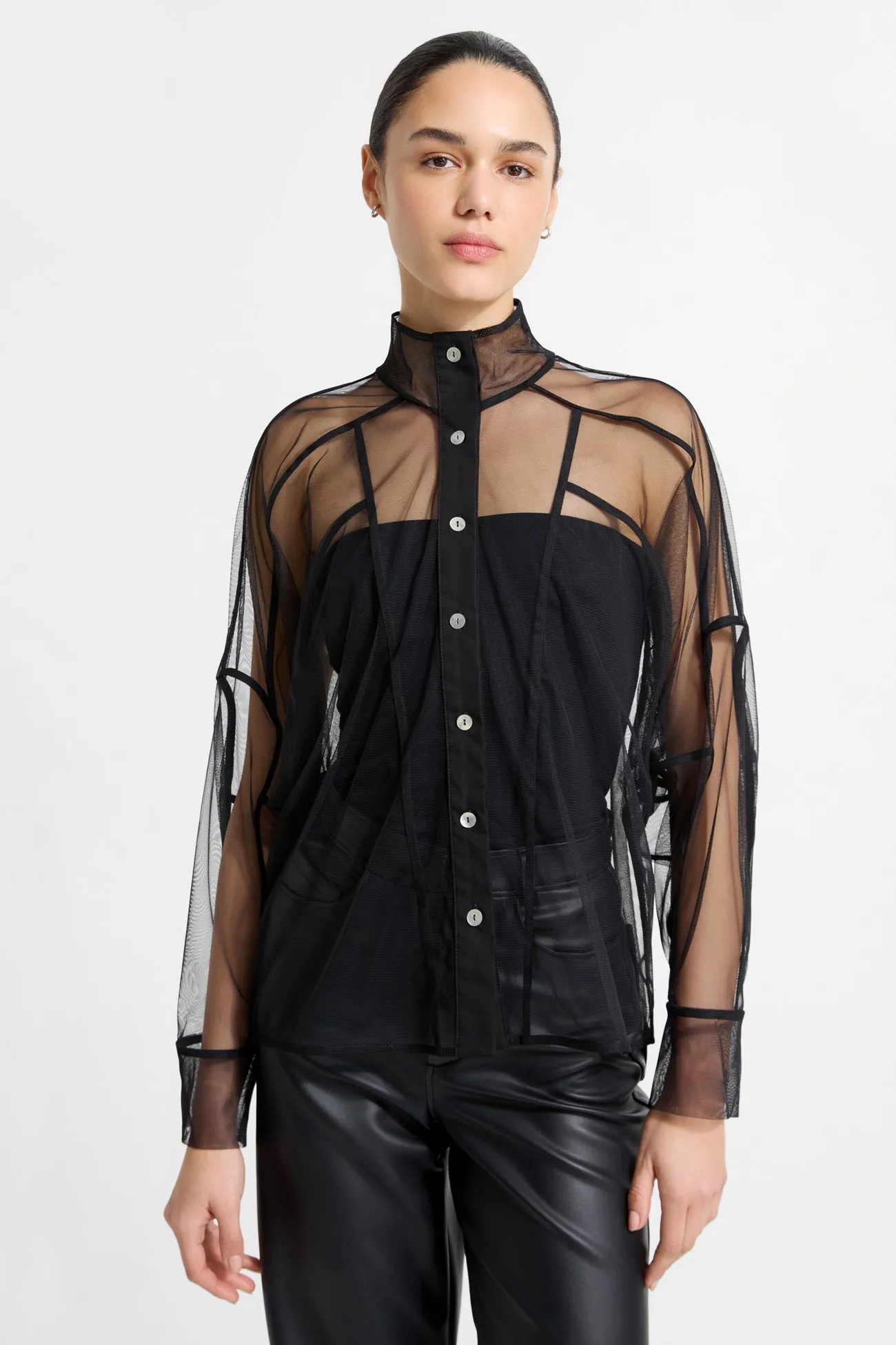 Lane Mesh Shirt sold by Marcella NYC product image thumbnail 2