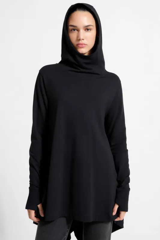 Daria Hooded Tunic sold by Marcella NYC