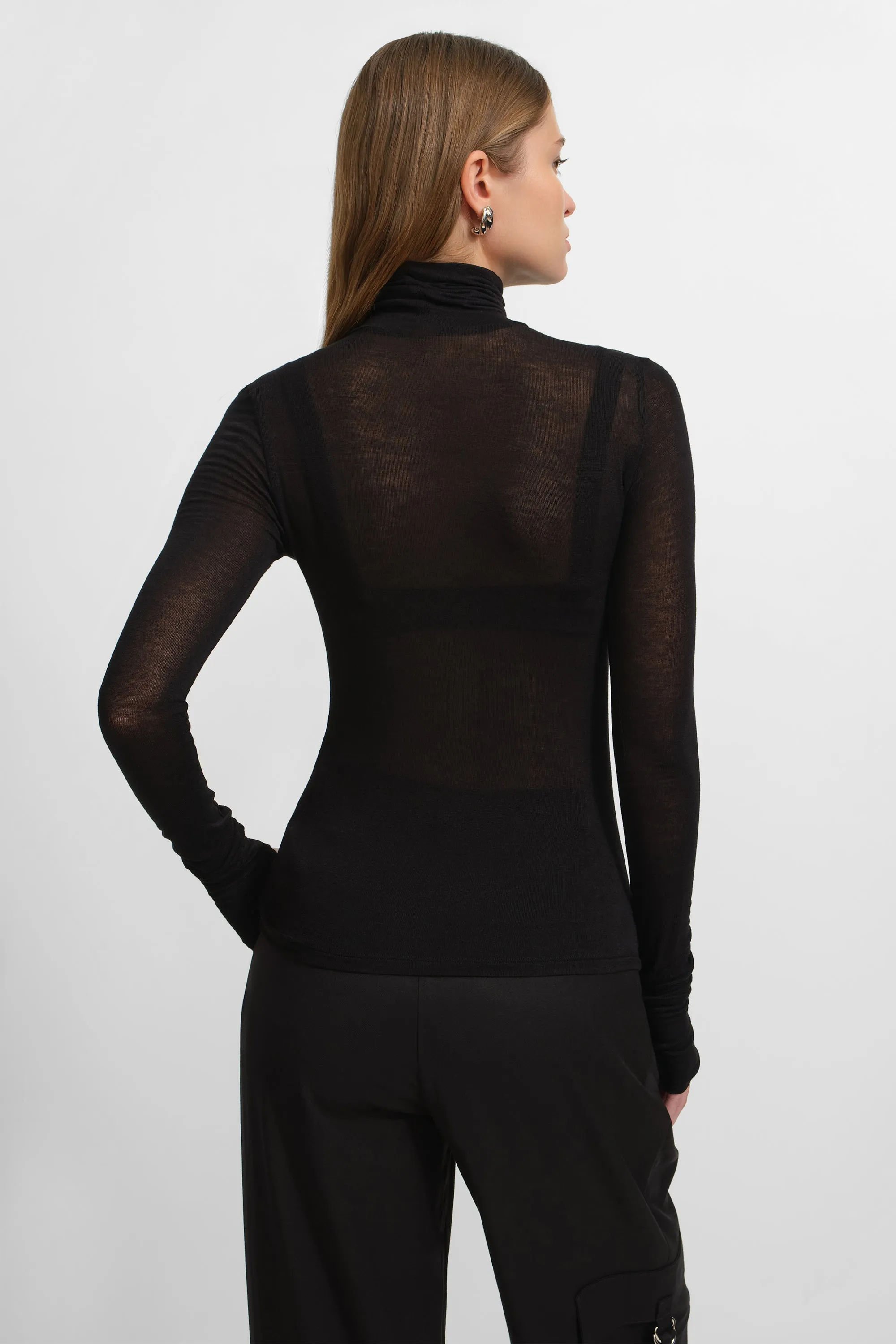 Eloise Sheer Turtleneck sold by Marcella NYC product image thumbnail 4
