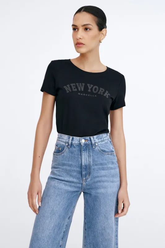 The Monochrome New York Tee sold by Marcella NYC