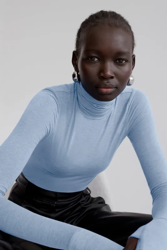 Eloise Sheer Turtleneck sold by Marcella NYC