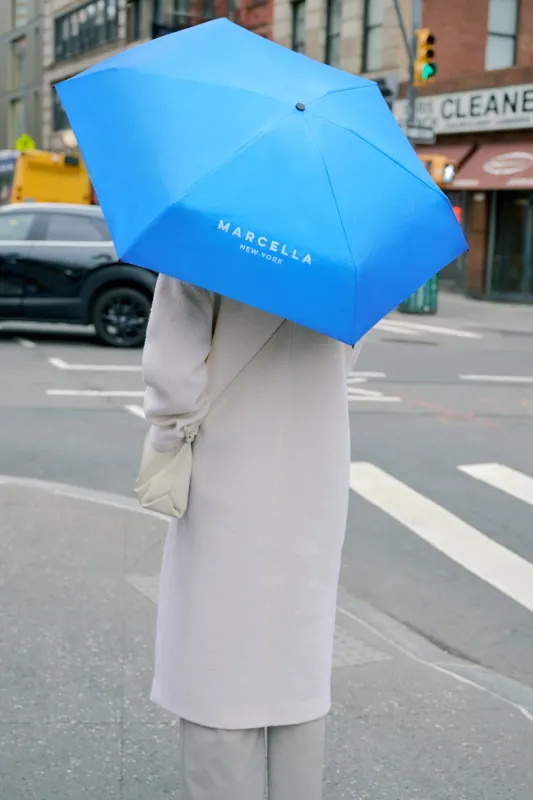 Branded Compact Umbrella made by Marcella NYC