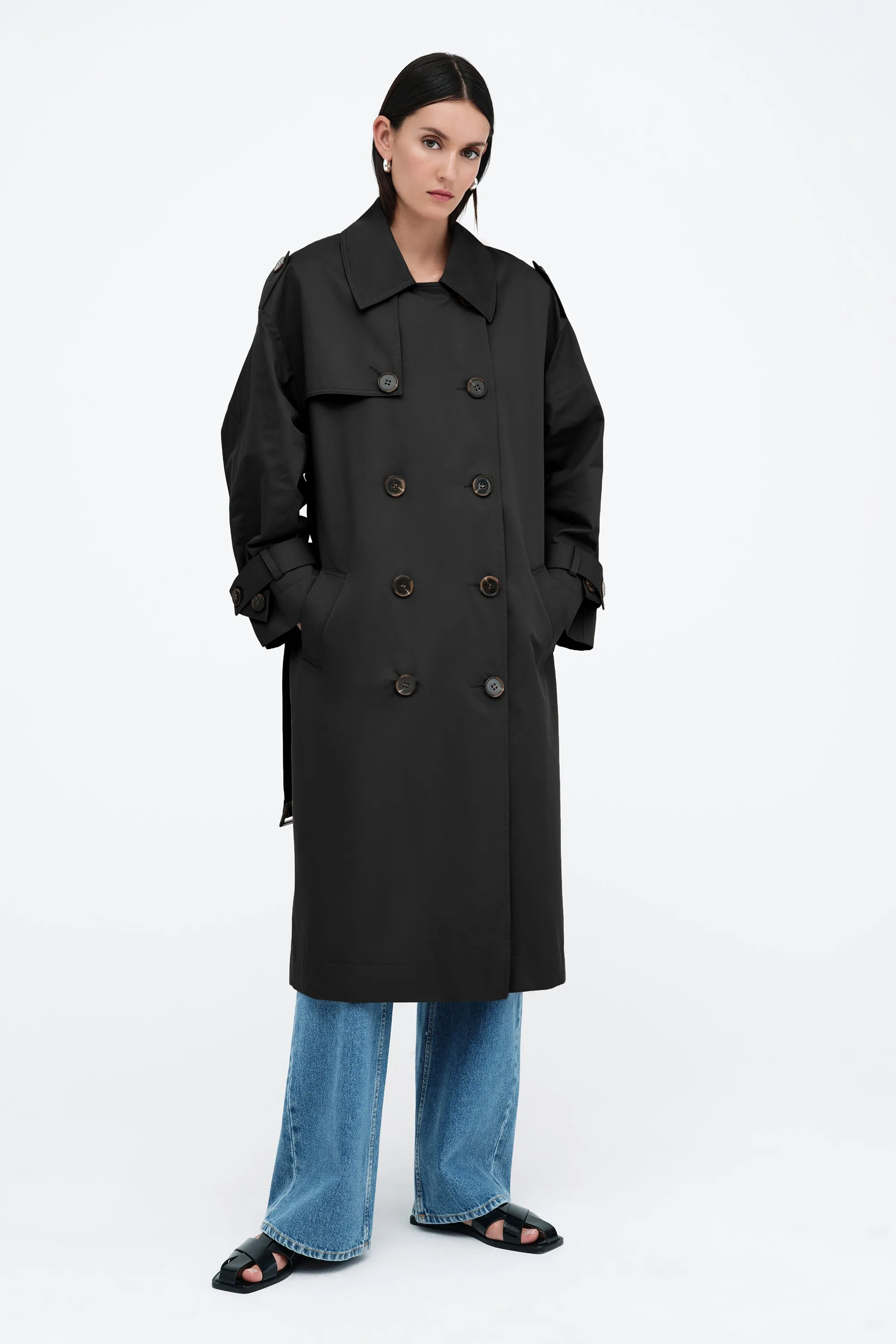 Crosstown Trench sold by Marcella NYC product image thumbnail 3