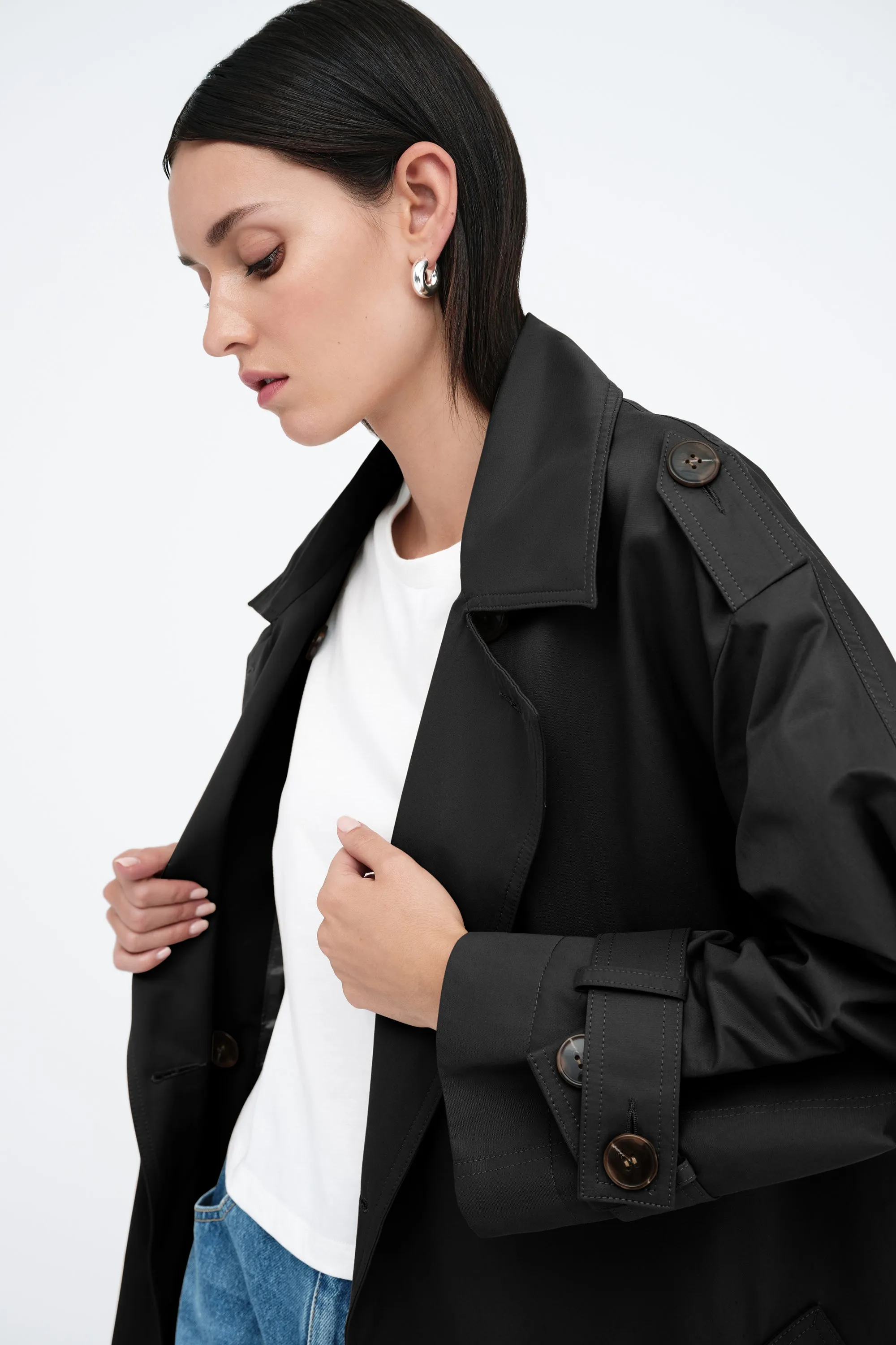 Crosstown Trench sold by Marcella NYC product image thumbnail 4