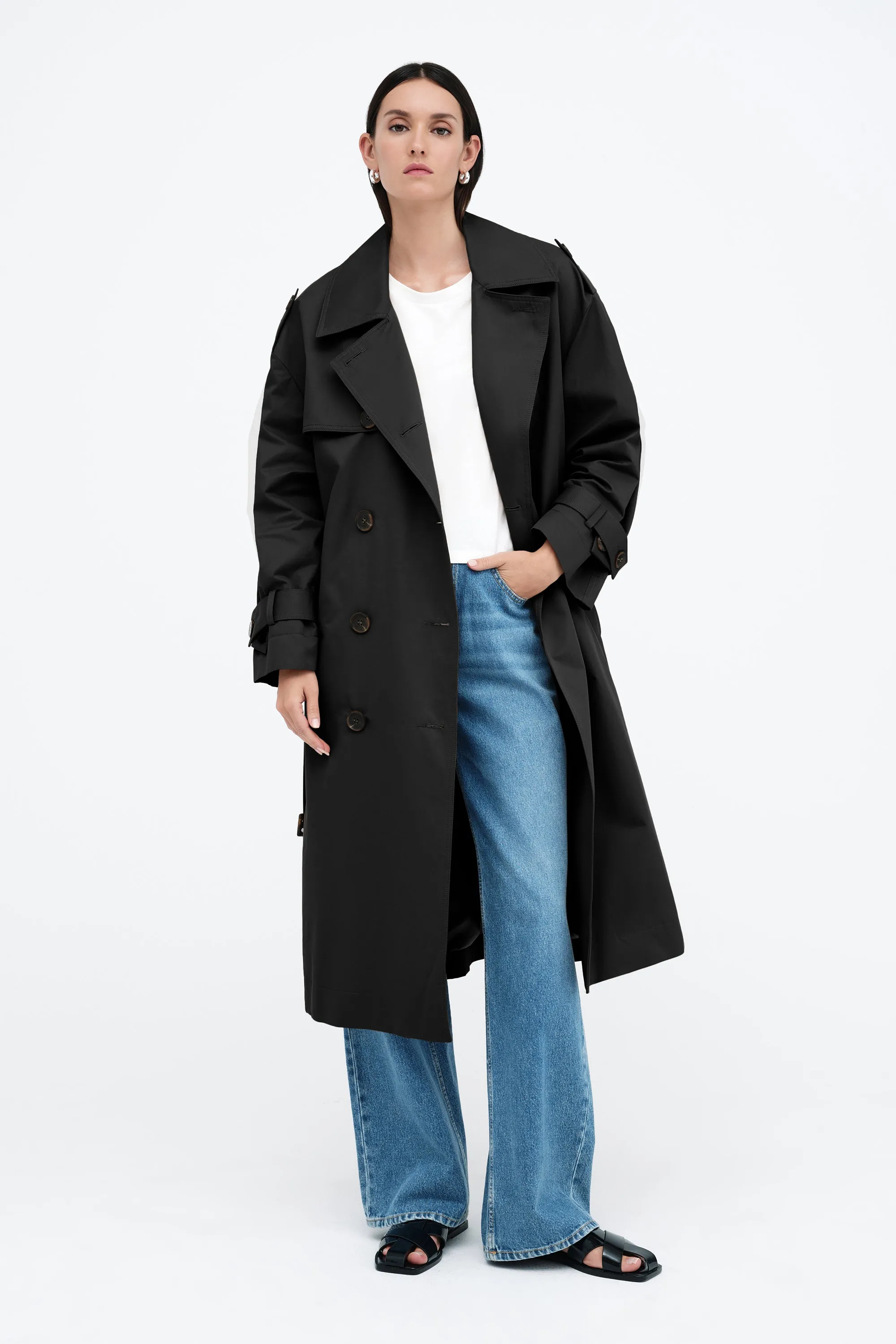 Crosstown Trench sold by Marcella NYC