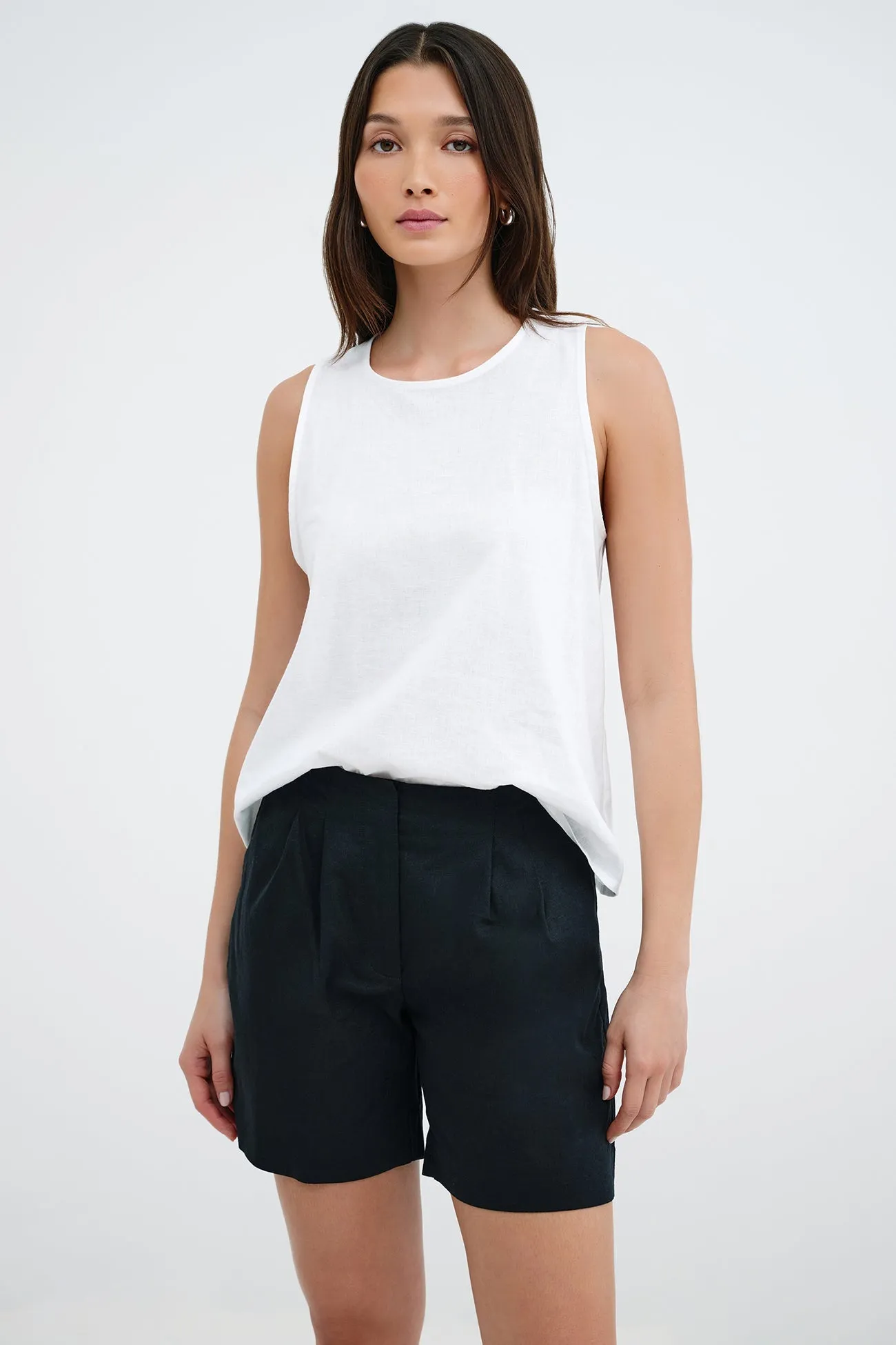 McKinley Linen-Blend Top sold by Marcella NYC