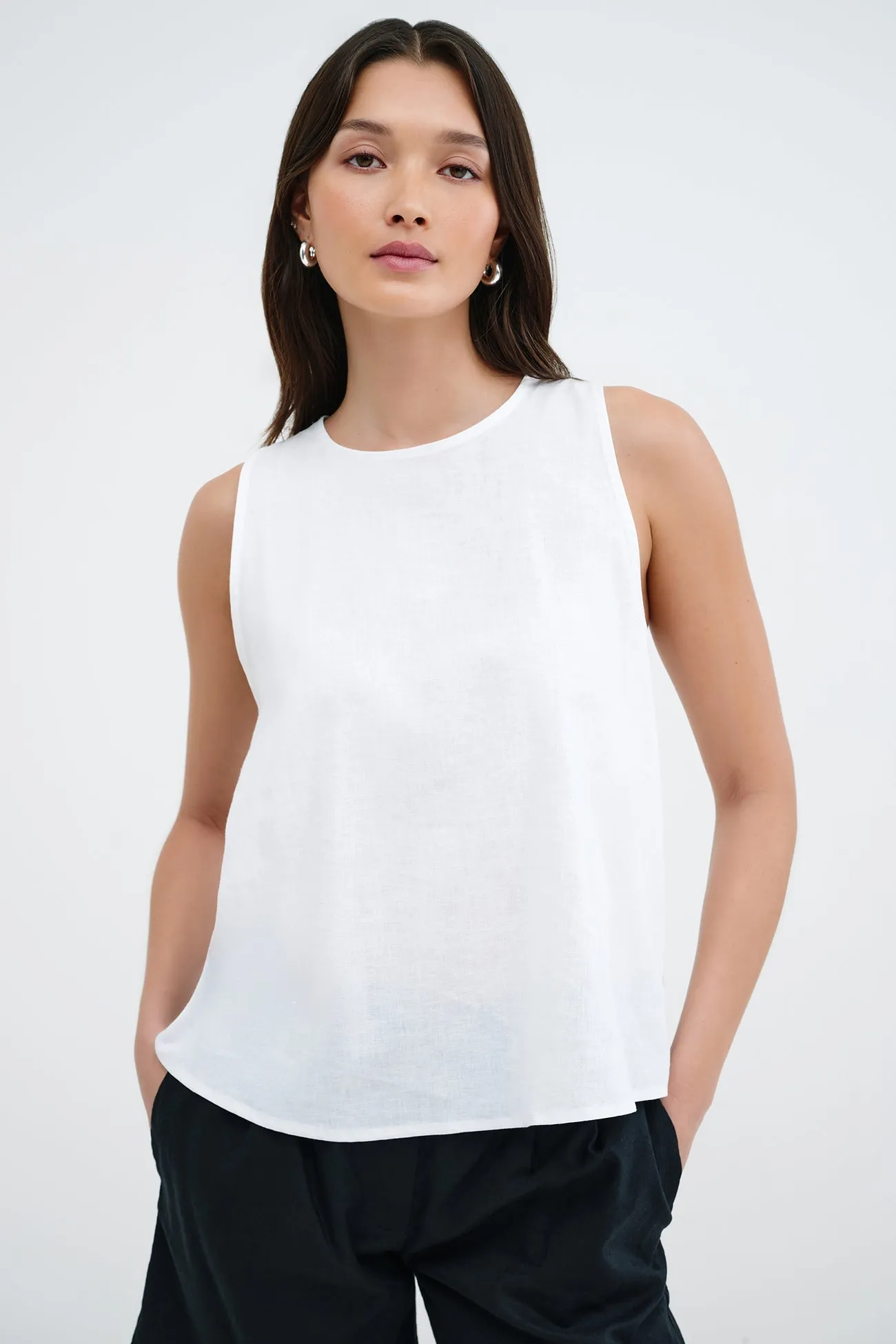 McKinley Linen-Blend Top sold by Marcella NYC product image thumbnail 3