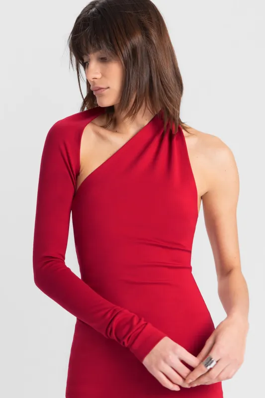 Manhattan One Shoulder Top made by Marcella NYC