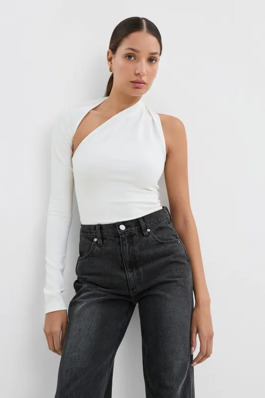 Manhattan One Shoulder Top made by Marcella NYC