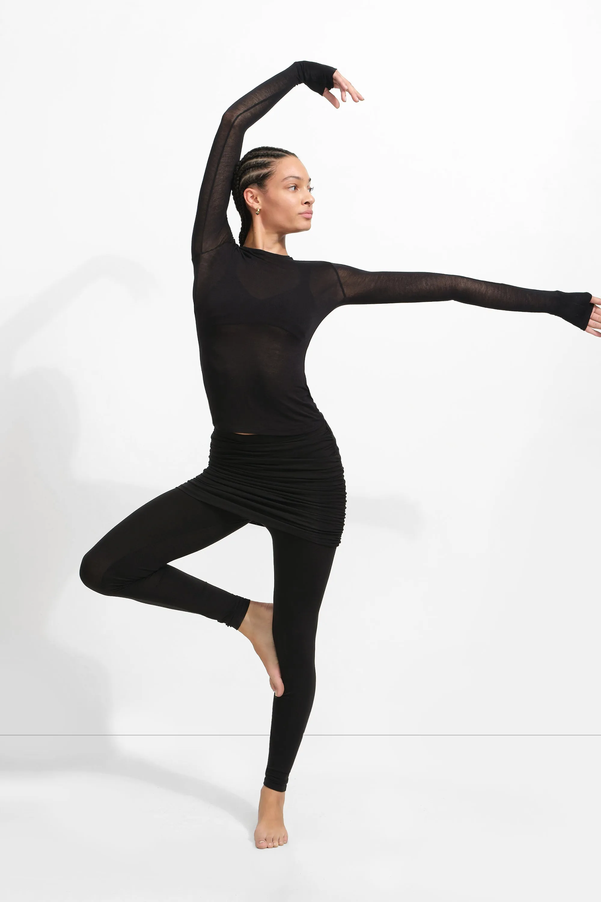 Jayne Skirted Leggings sold by Marcella NYC product image thumbnail 4