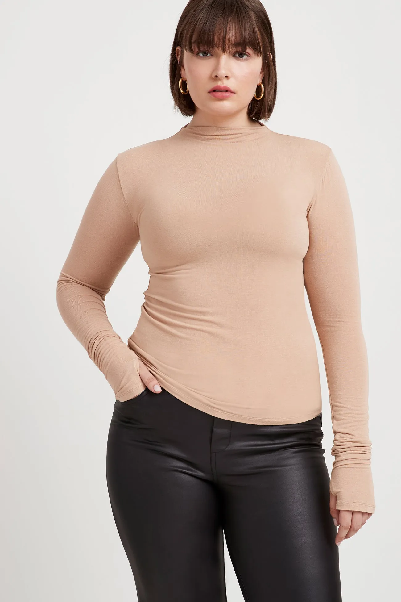 Liana Mock Turtleneck sold by Marcella NYC