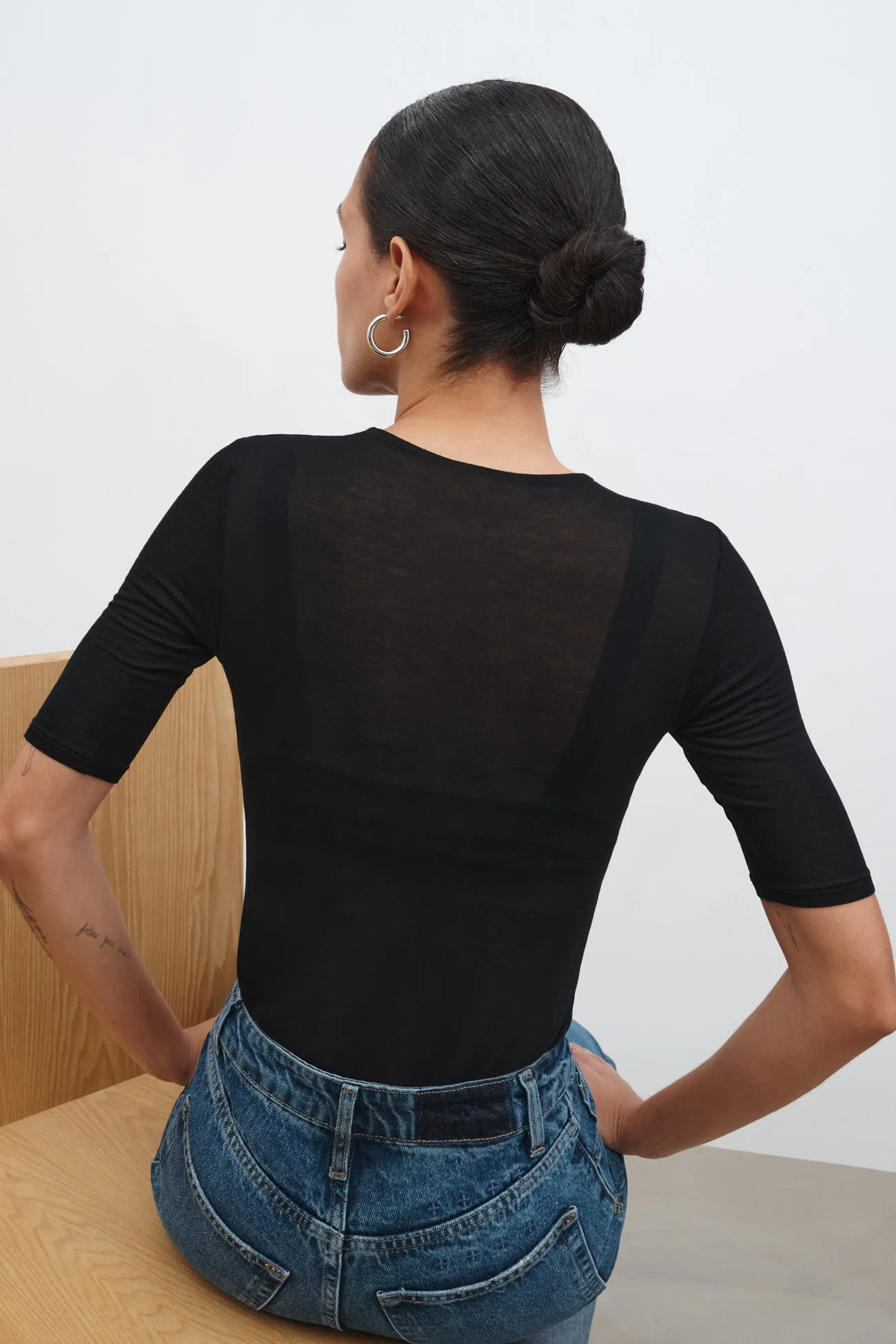Sheer Frankie Top sold by Marcella NYC product image thumbnail 4
