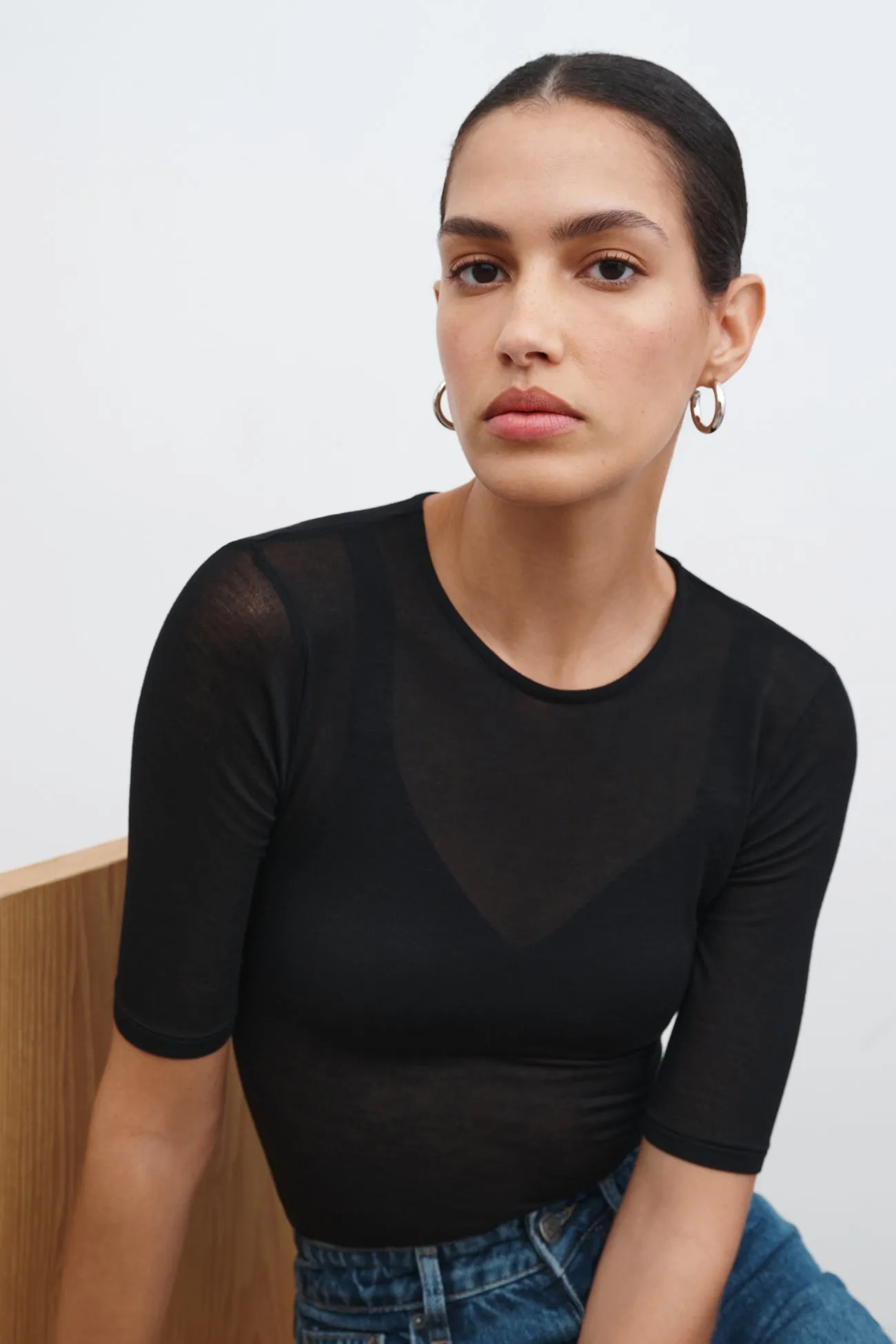 Sheer Frankie Top sold by Marcella NYC product image thumbnail 2