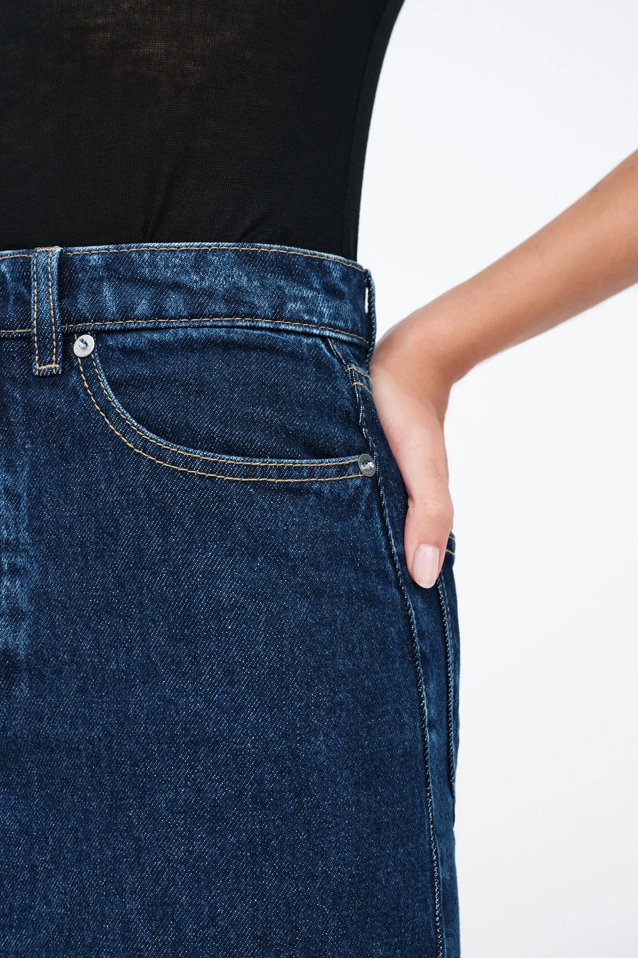 LES Denim Skirt sold by Marcella NYC product image thumbnail 5