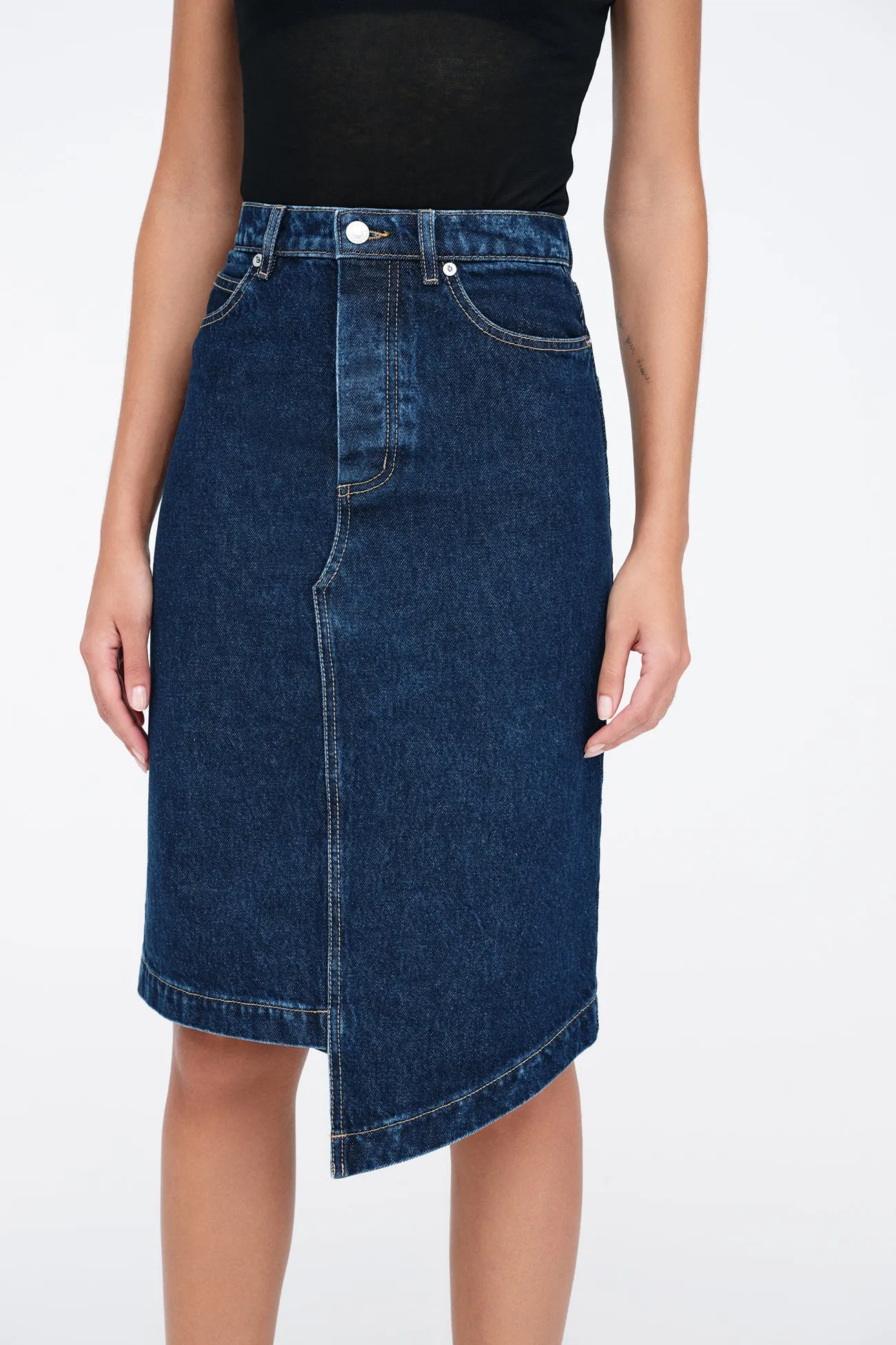 LES Denim Skirt sold by Marcella NYC product image thumbnail 3