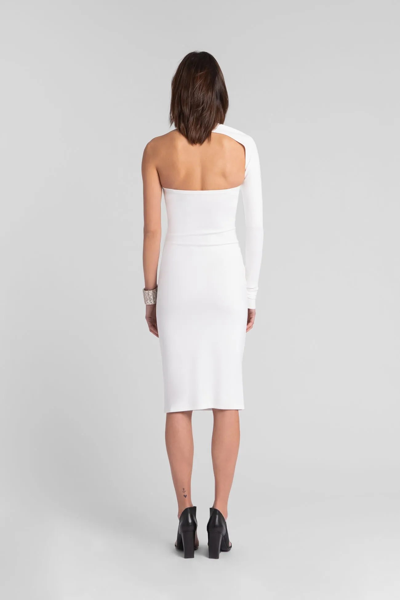 Manhattan One Shoulder Midi Dress sold by Marcella NYC product image thumbnail 5