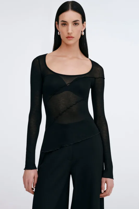 Melody Sheer Top sold by Marcella NYC