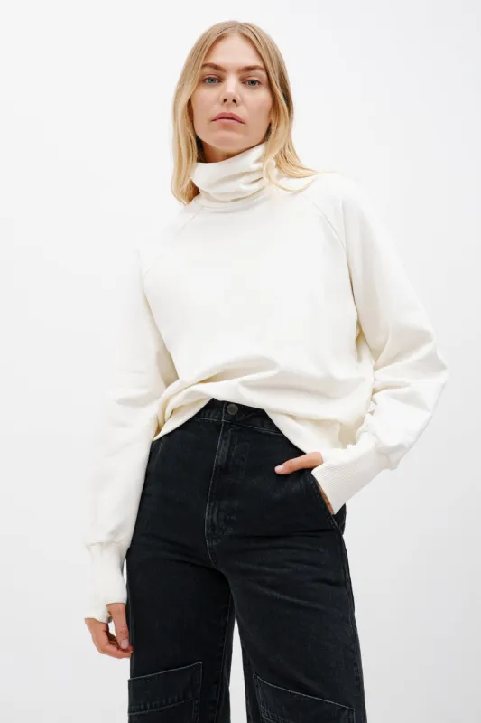 Downing Turtleneck Sweatshirt sold by Marcella NYC