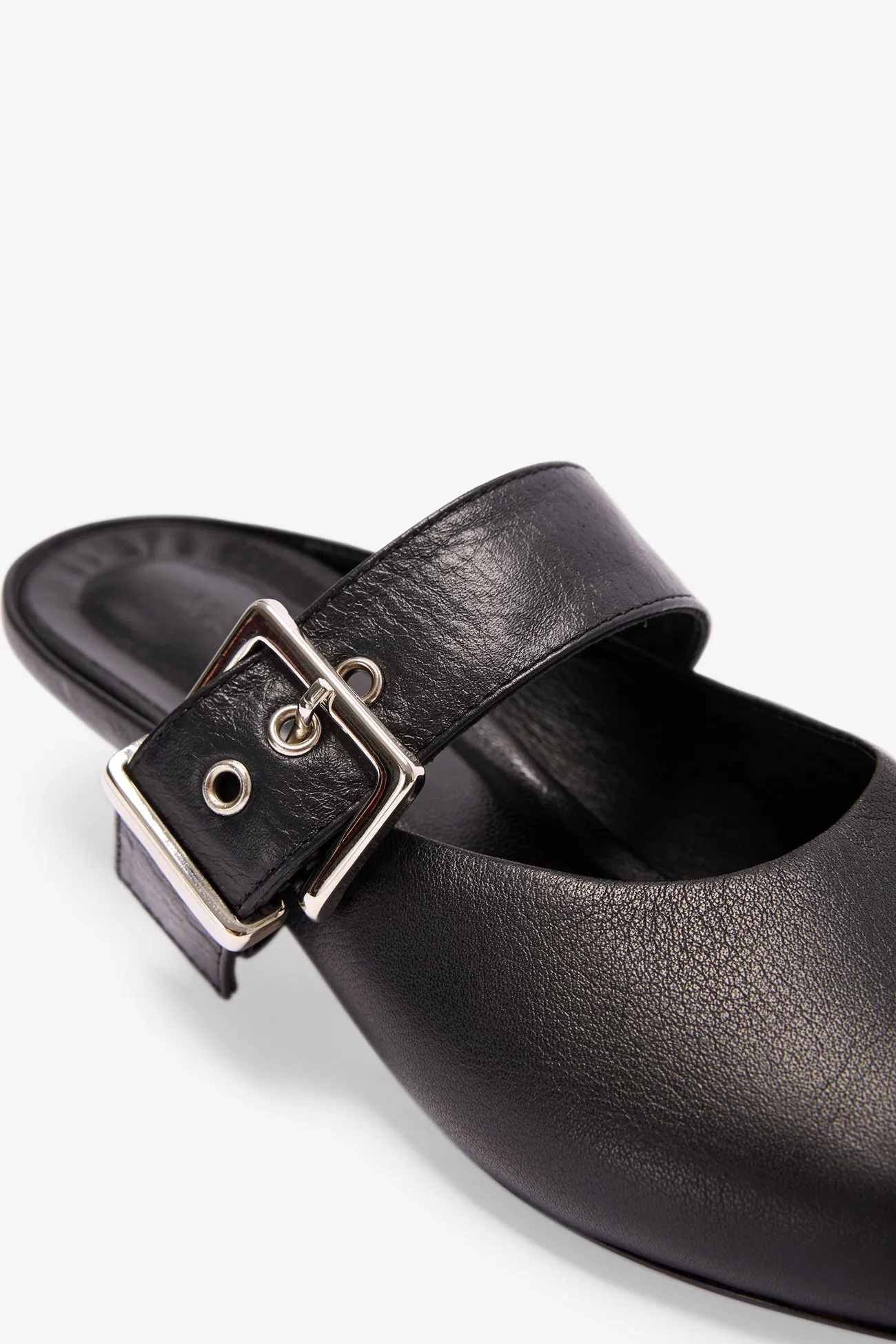 Jett Buckle Mules sold by Marcella NYC product image thumbnail 4