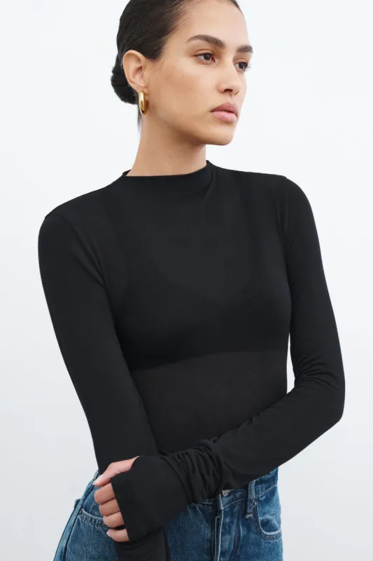 Liana Mock Turtleneck sold by Marcella NYC