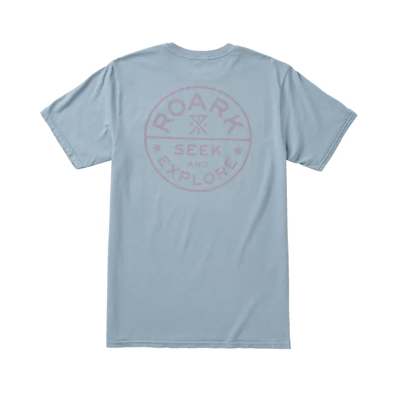 Seek & Explore Signet Premium Tee - Dusty Blue sold by Roark