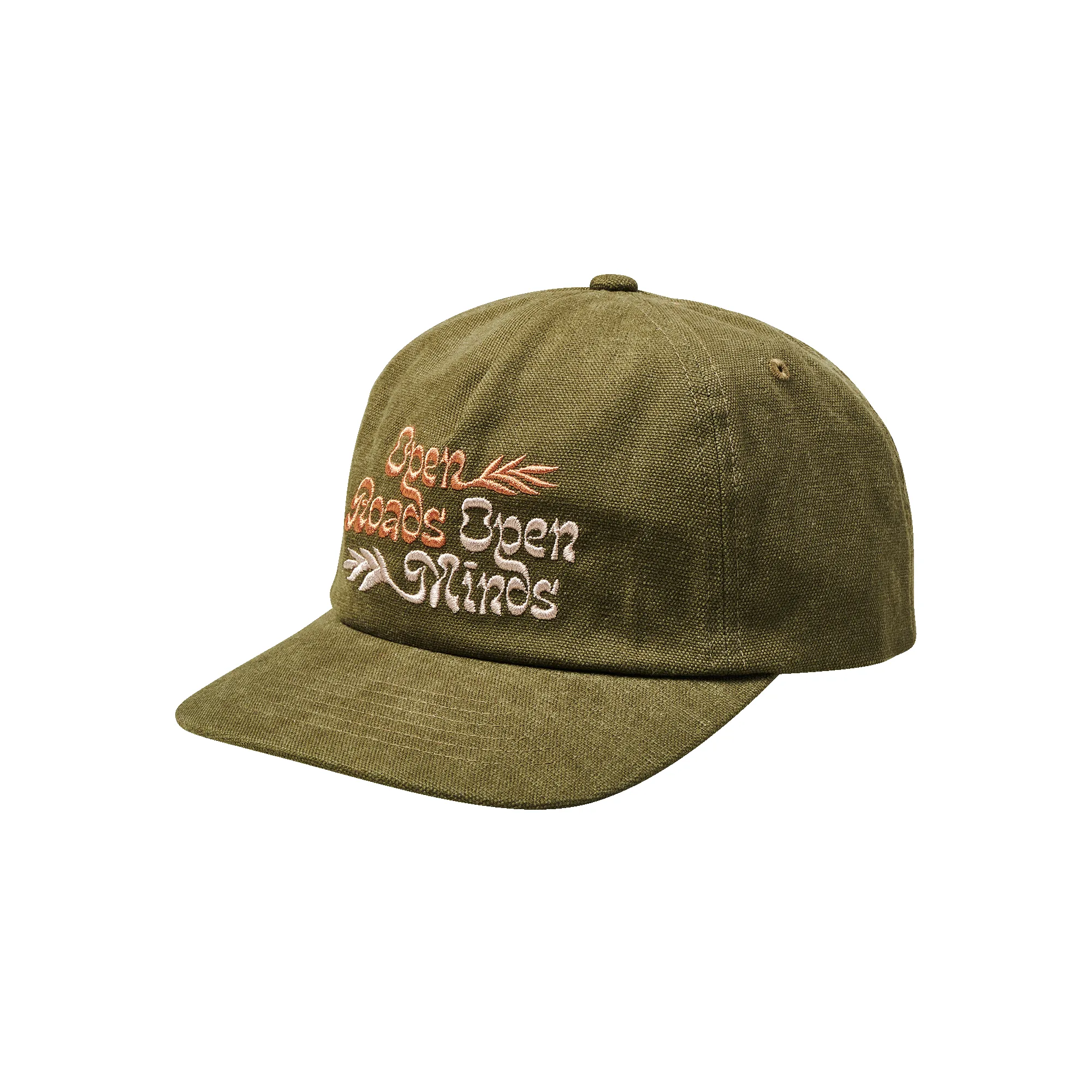 Open Roads 5 Panel Hat - Dark Military sold by Roark