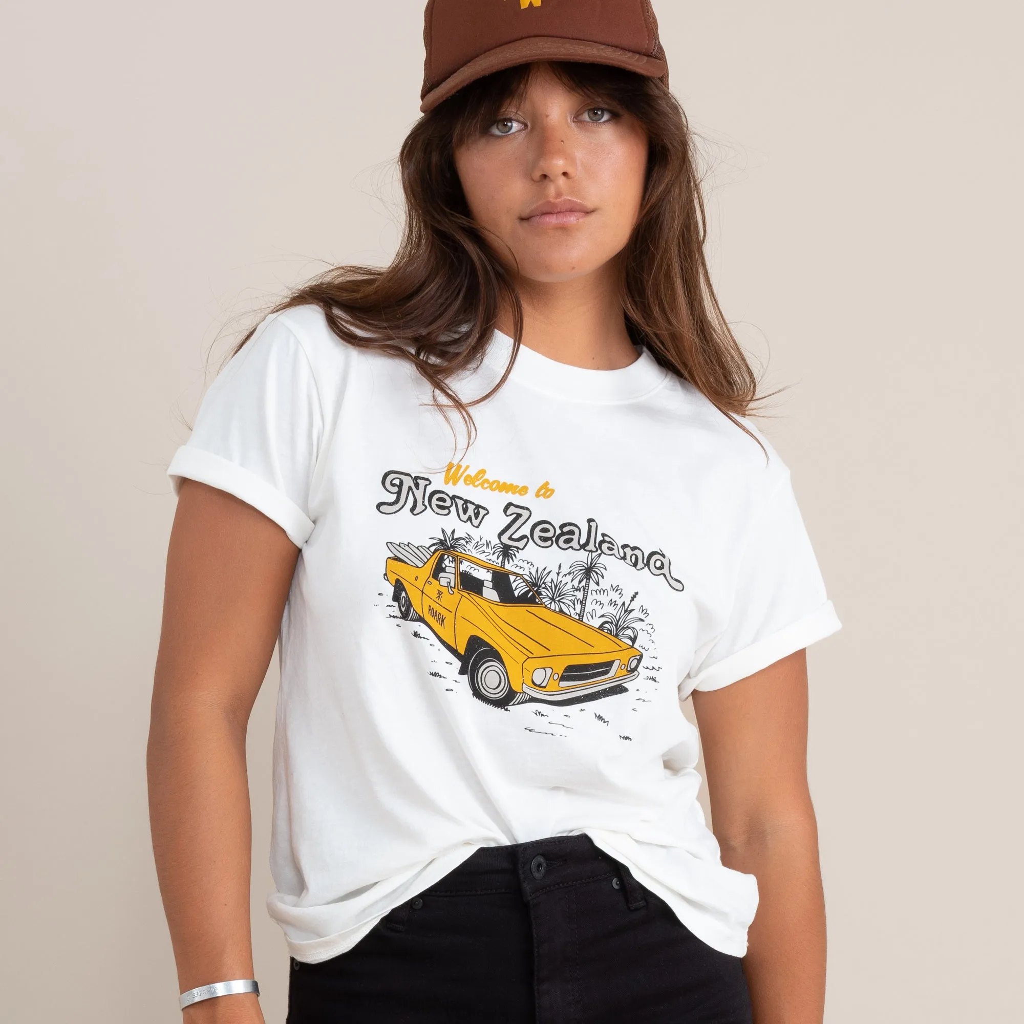 Welcome To Nz Premium Tee - Off White sold by Roark