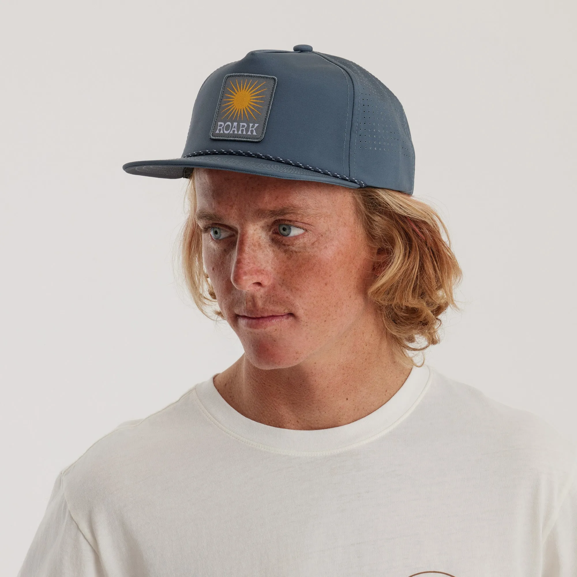 Hybro Strapback Hat - Blue sold by Roark product image thumbnail 3