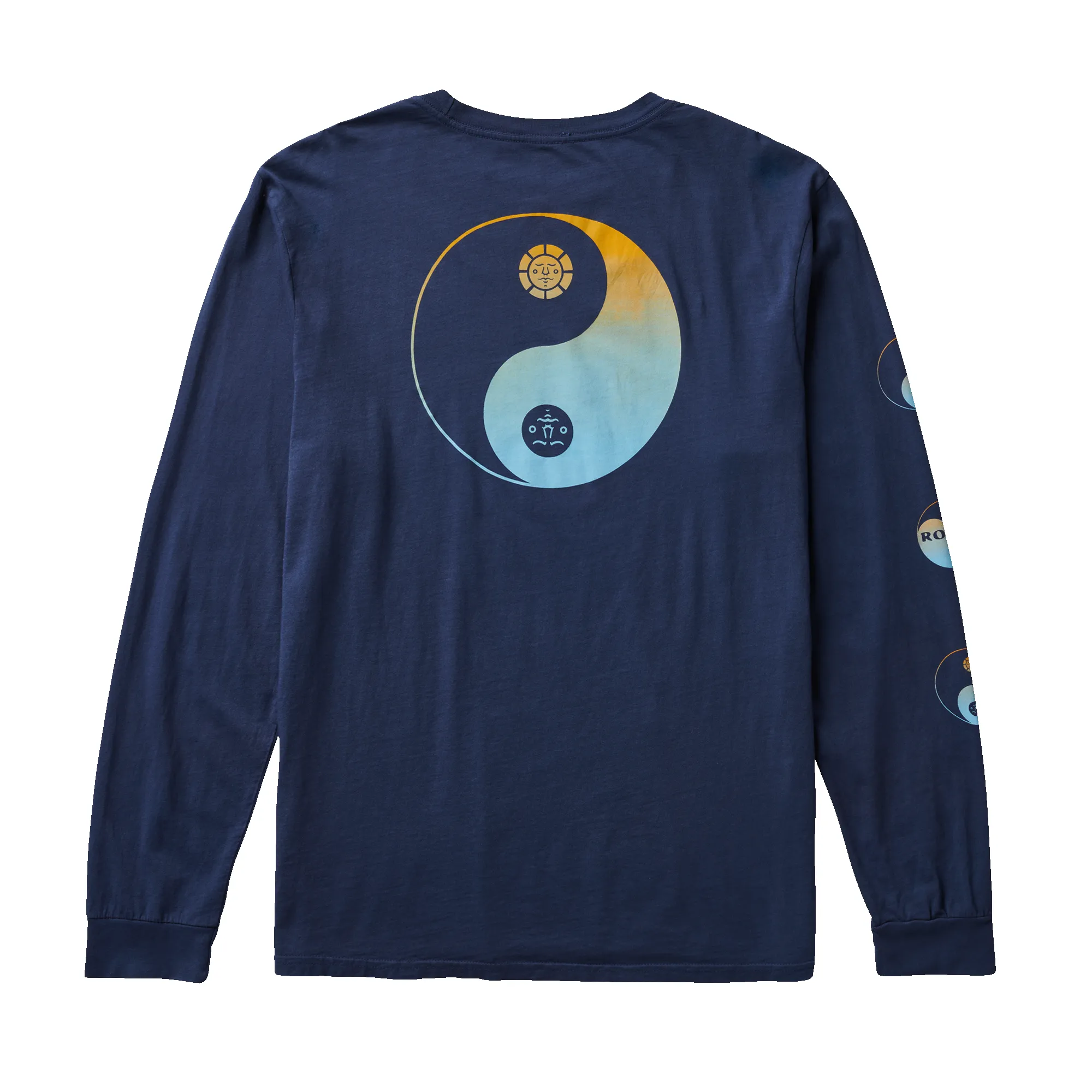 Balance Long Sleeve Organic Cotton Tee - Blue sold by Roark