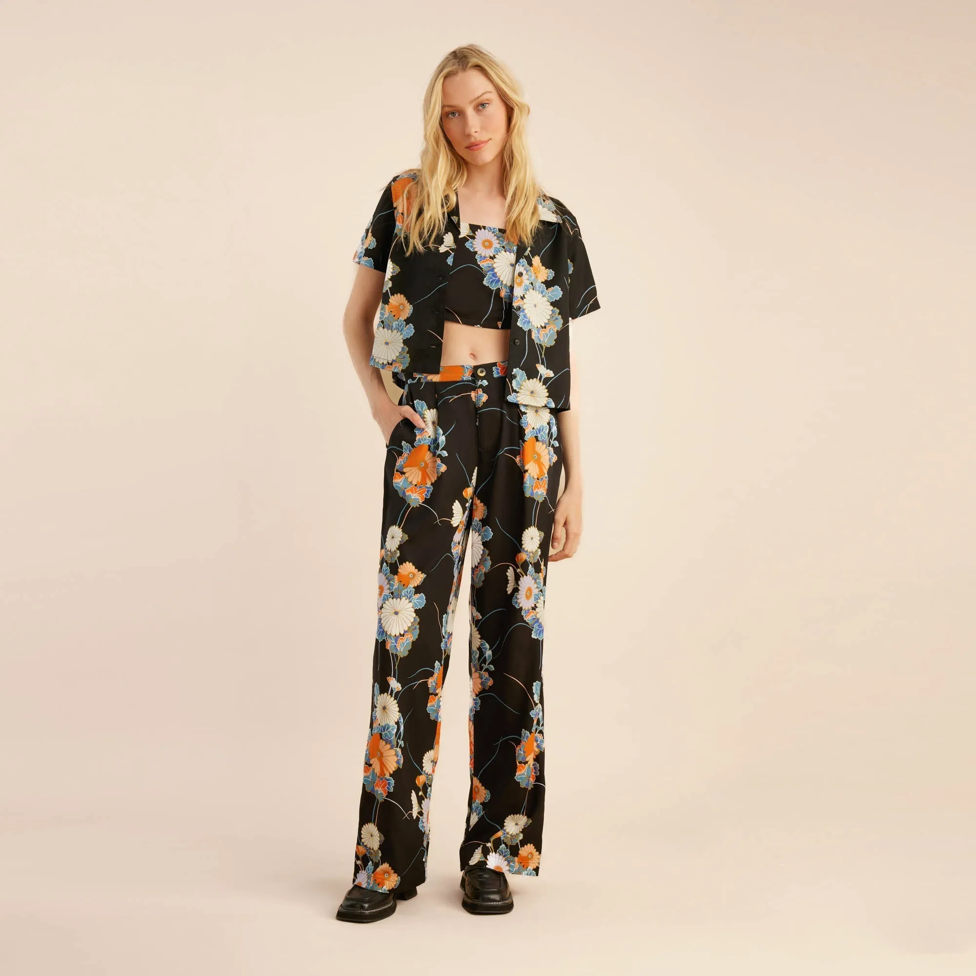 Idle Button Up Shirt - Camellia Black sold by Roark product image thumbnail 5