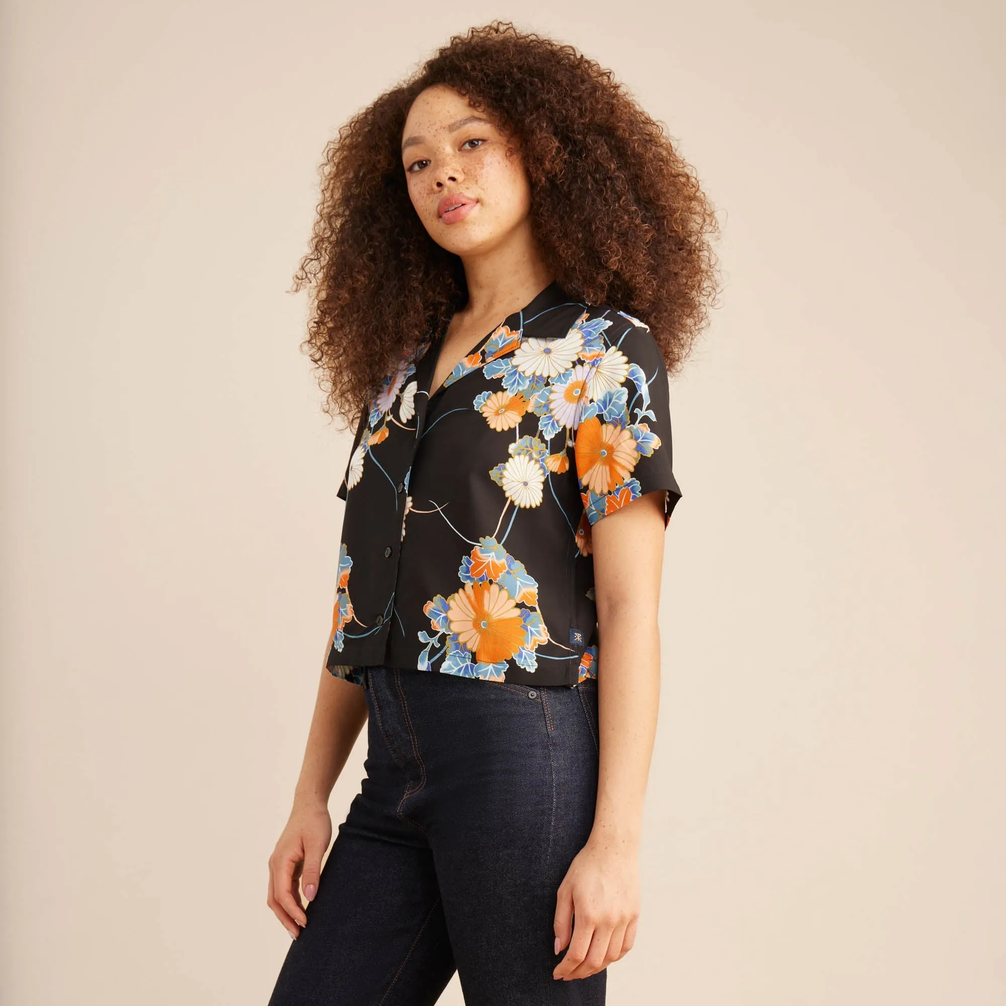 Idle Button Up Shirt - Camellia Black sold by Roark product image thumbnail 3