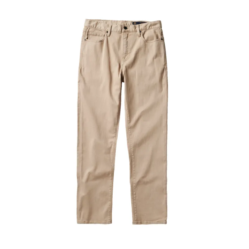 HWY 190 5-Pocket Relaxed Fit Broken Twill Denim - Desert Khaki sold by Roark